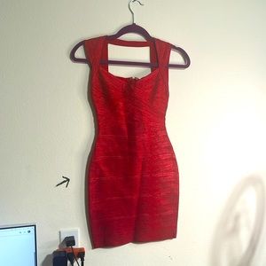 Holt.  Sexy red dress